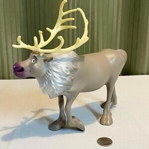 Disney Frozen Reindeer Sven Plastic Figure 9" Toy Action Figure - Barbie Size